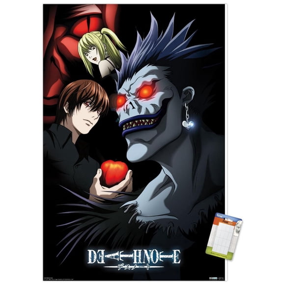 Death Note - Group Wall Poster, 22.375" x 34" Framed