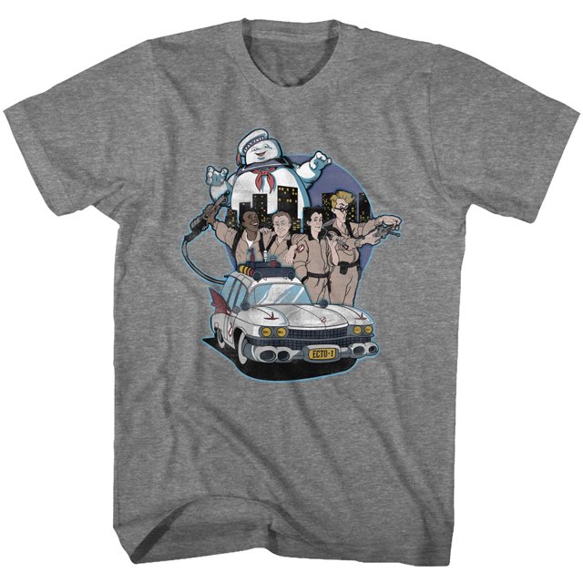 Real Ghostbusters T-Shirt Graphite « Bustin' Buddies »