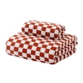 thumbnail image 3 of Checkerboard Grid Velvet Bath Towel - Thickened Super Absorbent Non-Shedding Large Towels for Bathroom, SPA, Hotel & Home Use, 3 of 3