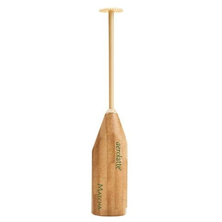 aerolatte Tea and Milk Frother, for A Smooth Matcha Latte, 825-Inches, Bamboo