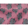 thumbnail image 4 of oneOone Viscose Jersey Fabric Leaves & Floral Block Printed Craft Fabric BTY 60 Inch Wide, 4 of 4