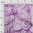thumbnail image 2 of oneOone Polyester Spandex Dusty Purple Fabric Florals Sewing Craft Projects Fabric Prints By Yard 56 Inch Wide, 2 of 4