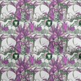 thumbnail image 1 of oneOone Velvet Purple Fabric Kids Animal Sewing Craft Projects Fabric Prints By Yard 58 Inch Wide, 1 of 4