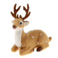 thumbnail image 1 of veasfak Simulation Lying Sika Deer Reindeer Elk Animal Model Figurine Home Decor Arts 8, 1 of 8