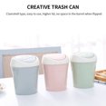 thumbnail image 1 of Office Desk Waste Container Home Living Room Waste Can Portable Plastic Waste Basket Desktop Garbage Bin Mini Flip Lid Trash Can, 1 of 9