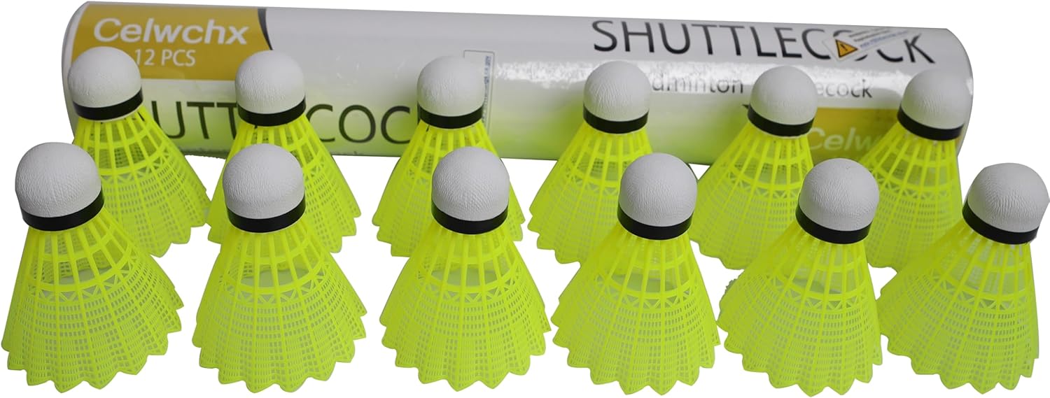 Goose Feather Badminton Nylon Shuttlecocks Birdies Balls with Great Stability and Durability