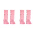 thumbnail image 2 of Shengyu 2pack/lot 90s leg warmer Warmth All Keep Fashinable 2pieces Colorful And For All Trendy Occasions Texture Match Pink 1 2Set, 2 of 6