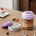 thumbnail image 1 of EGNMCR Coffee Cup Plastic Water Cup With Built In Ice Tray 400ml Summer Portable Coffee Ice Cup Plastics ice cup, 1 of 6