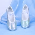 thumbnail image 2 of Children's Solid Color Dance Shoes Soft Sole Practice Shoes Elastic Laces Shaping Shoes Dance Shoes, 2 of 9