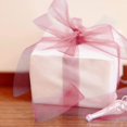 thumbnail image 5 of 4 Rolls Organza Ribbon, Pink Chiffon Ribbon For Lmell Gift Wrapping, Sheer Ribbon Gift, 5 of 5