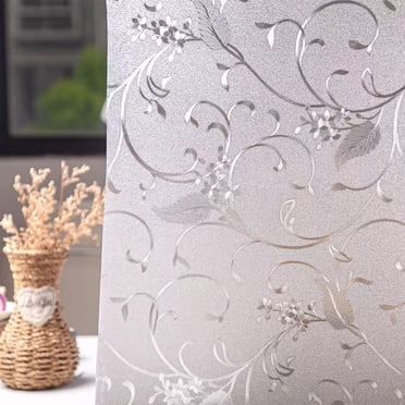 EGNMCR Décoration pour la Maison, Décoration de Pièce, Autocollants de Fenêtre de Décoration d'Automne Film en Verre Opaque Transmissif à la Lumière Film Protecteur Film Décoratif pour Fenêtre Film en Verre