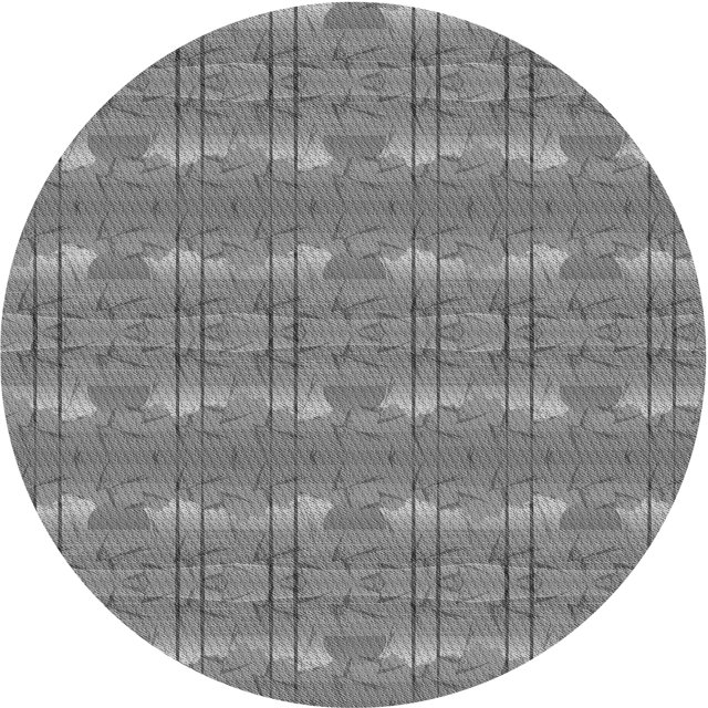 Ahgly Company Tapis d'Intérieur Lavable en Machine Carré Gris Dimmable, 3 Pieds Carré