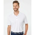 thumbnail image 1 of Adidas Polo de Performance pour Hommes, 2TG, Blanc, 1 of 1