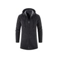 thumbnail image 1 of CEHVOM Men's New Autumn Long Casual Color Hooded Knitted Cardigan Jacket, 1 of 4