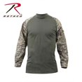 thumbnail image 1 of Rothco Military FR NYCO Combat Shirt - ACU Digital Camo, X-Small, 1 of 3