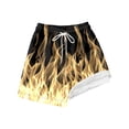thumbnail image 1 of Maillot de Bain Garçon Uni avec Doublure de Compression Short de Bain Extensible Jaune 5T/5 A-6 A, 1 of 4