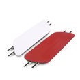 thumbnail image 3 of Unique Bargains 2Pcs Black Silver Tone Car Vehicle Side Fender Vent Air Flow Decoration Sticker, 3 of 3
