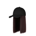 thumbnail image 2 of Baseball Cap Hair Straight Hair Hairstyle Adjustable Wig Hat Attached Long Hair, 2 of 3