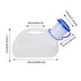 thumbnail image 4 of Agiferg Unisex Plastic Urinals Incontinence Bottles Suitable For Elderly And Children, 4 of 4