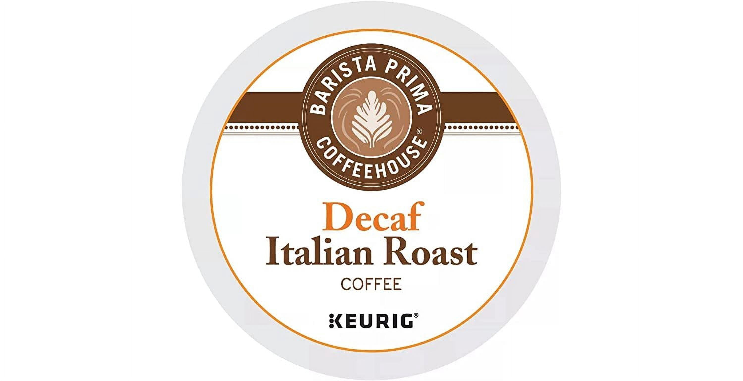 Barista Prima Coffeehouse Decaf Italian Roast KCups 96ct