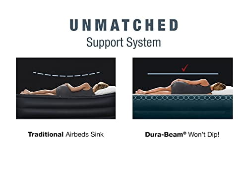 Intex Twin Comfort-Plush Airbed With Fiber-Tech