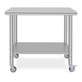 thumbnail image 2 of BeesClover Stainless Steel Prep Work Table, Commercial Workstations, NSF Commercial Heavy Duty Worktablefor Kitchen Restaurant,Home,Hotel,Outdoor, 2 of 8