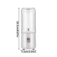 thumbnail image 3 of Portable 2024 Rechargeable Small Juicer Cup Personal For Shakes And With 6 Travel Cup Design For Travel Gym & School Juicer Manual Stainless Dirt Extractor Juicer Pro Manual Juicer with Container, 3 of 4