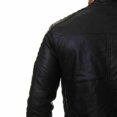 thumbnail image 2 of Leather Motorcycle Jacket Mens Leather Plus Fleece Jacket, Motorcycle Jacket, Warm Leather Jacket, 2 of 8