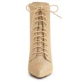 thumbnail image 3 of Unique Bargains Bottines à Paillettes à Talon Bloc à Bout Pointu pour Femmes, 3 of 7