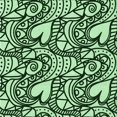 thumbnail image 1 of Ahgly Company Machine Washable Indoor Square Transitional Dark Forest Green Area Rugs, 8' Square, 1 of 7