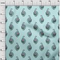 thumbnail image 2 of oneOone Cotton Poplin Fabric Leaves & Floral Block Print Fabric By Yard 42 Inch Wide, 2 of 4