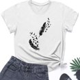 thumbnail image 4 of Plebaso T-Shirt Imprimé pour Femme Décontracté à Manches Courtes, T-Shirt Graphique à Col Rond, T-Shirts Amples d'Été 2025, 4 of 4