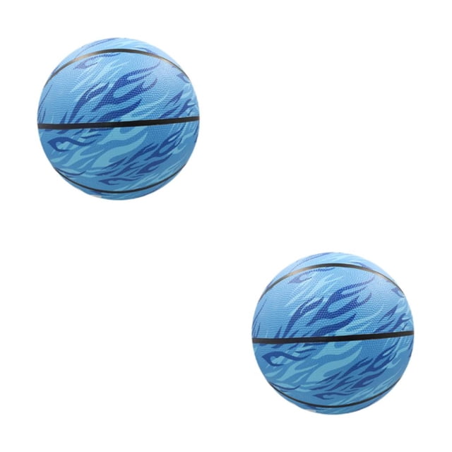 Thinsony No Leakage Balanced Inner Pressure Professional Grade Basketball For Seamless Blue- size 7 2Set