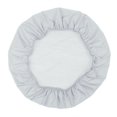 thumbnail image 1 of Luckyn Removable Stretch Chair Seat Covers,Solid Chair Covers Protectors for Dining Room Kitchen Chairs,Silver, 1 of 10