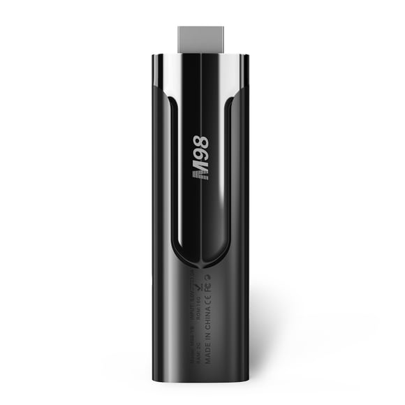 Mistaha Android 11 GTV TV Stick with Amlogic S905Y4 Quad Core, 2GB RAM, 16GB ROM, 5G WiFi, BT 5.0, HDR Support, Voice Remote - Black