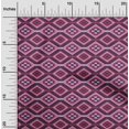 thumbnail image 1 of oneOone Viscose Chiffon Fabric Aztec Flame Stitch_Printed Fabric 1 Yard 42 Inch Wide, 1 of 3