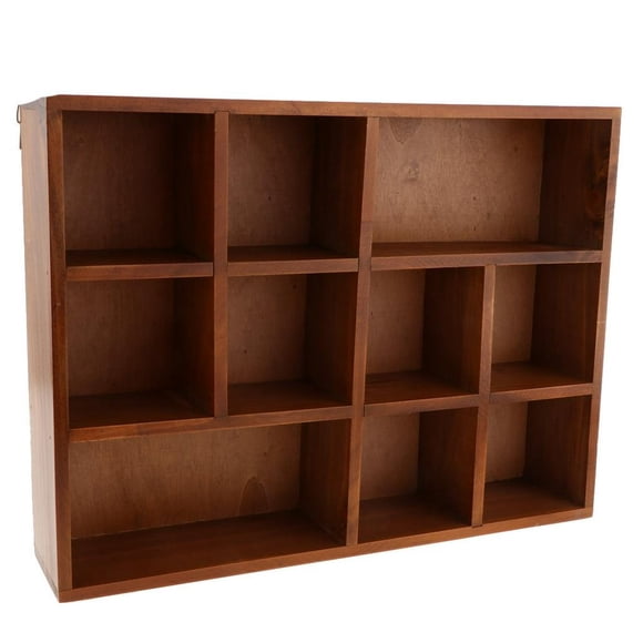 MesaSe Hanging 10 Shelf for Trophy Photo Frames Collectibles Display