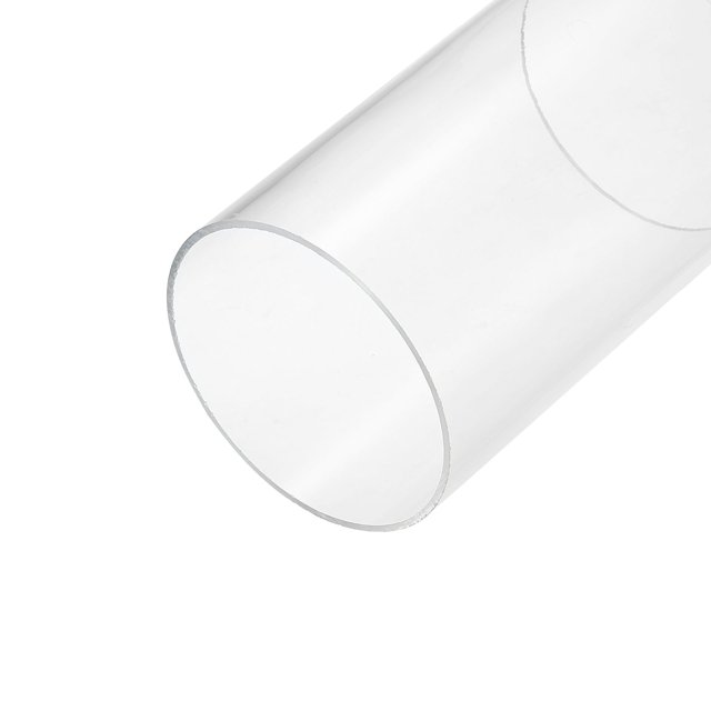Unique Bargains Tuyau Acrylique Transparent Rigide Tube Rond 96mm ID 100mm OD 6 Pouces pour Lampes et Lanternes Système de Refroidissement par Eau