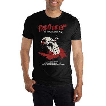 Friday the 13th Movie Cover Black T-Shirt