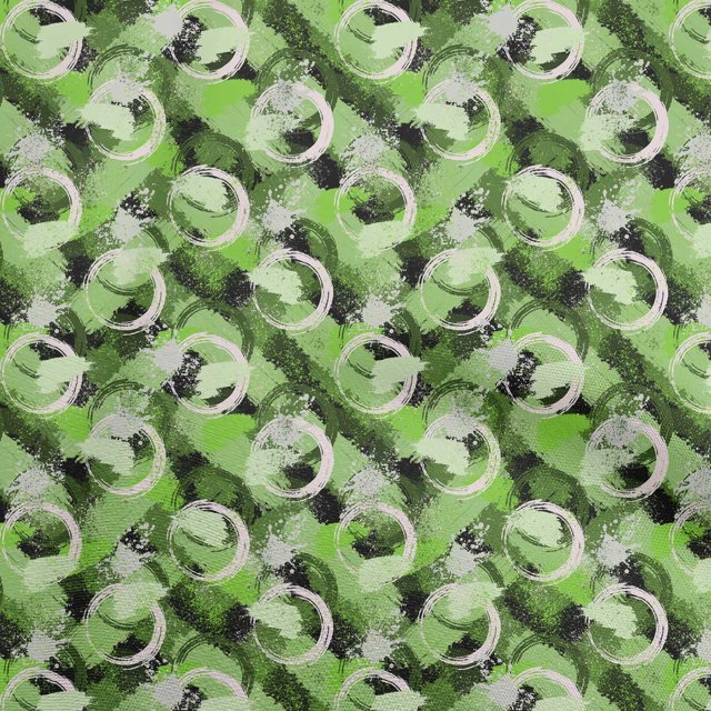 oneOone Polyester Spandex Green Fabric Abstract Fabric For Sewing Printed Craft Fabric By The Yard 56 Inch Wide