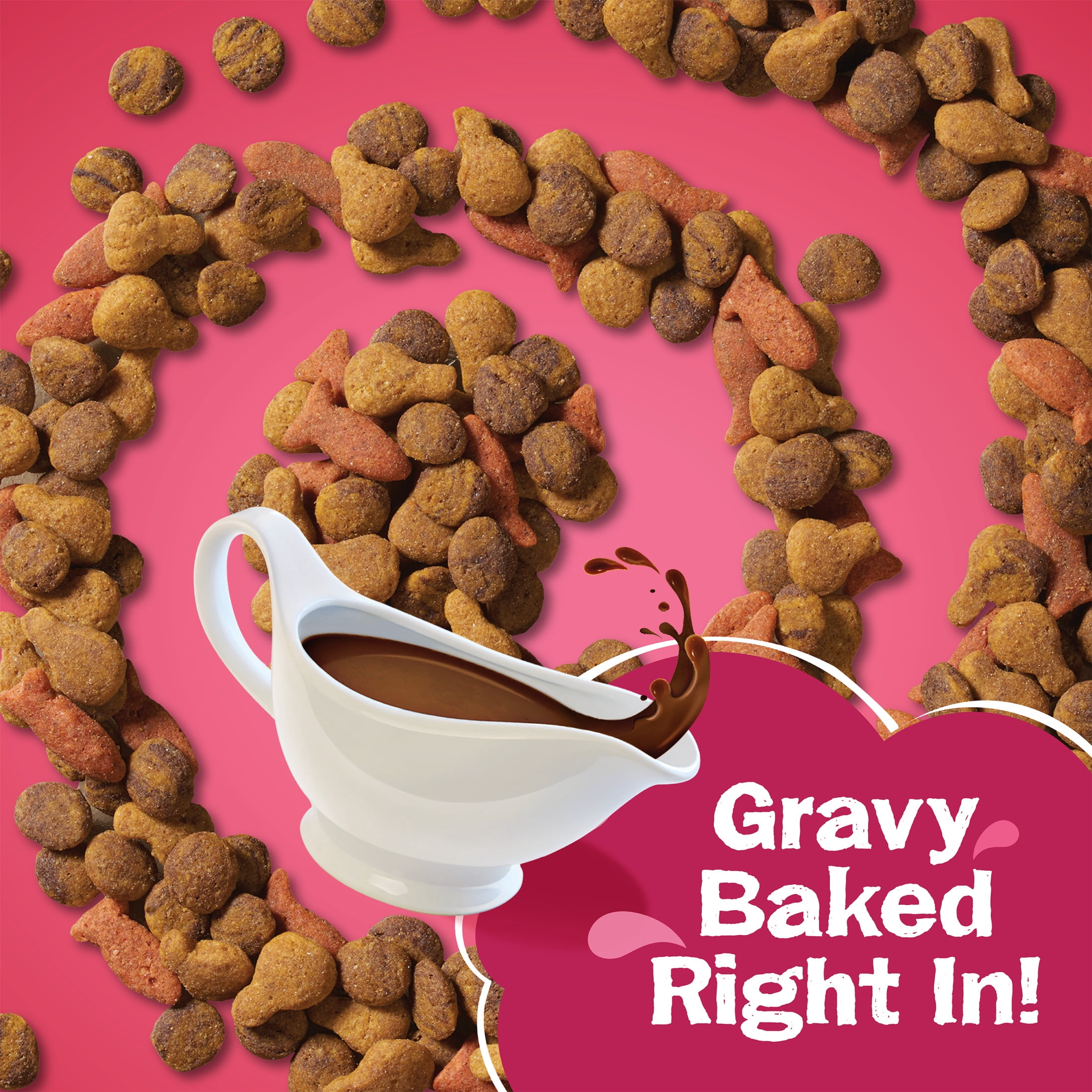 Friskies Gravy Swirlers, Dry Cat Food 7.26kg