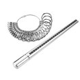 thumbnail image 1 of KLKCMS Outil de Mesure de Mandrin en Alliage d'Aluminium Outil de Fabrication de Bijoux Taille du Doigt, 1 of 9