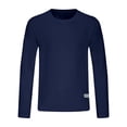 thumbnail image 2 of AherBiu Mens Long Sleeve Tops Crewneck Sun Protection Quick Drying Athletic Outdoor Breathable T Shirts, 2 of 4