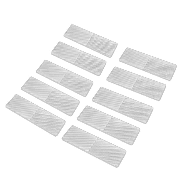 High Visibility Self Adhesive Safety Reflectors Rectangle 48x148mm for Trailer Truck Motorcycle
