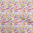 thumbnail image 1 of oneOone Polyester Spandex Dark Olive Green Fabric Abstracts Sewing Material Print Fabric By The Yard 56 Inch Wide, 1 of 4
