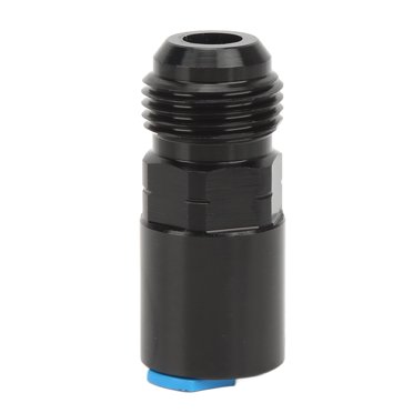 EFI Adapter, 6061-T6 Aluminum Alloy Fuel Hose Fitting Push On AN Male For Fuel Filter Rails AN8-3/8in