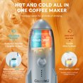 thumbnail image 4 of Machine à Espresso Électrique Portable au Design de Navire Fusée avec Fonction d'Autochauffage, Cafetière de Voyage 19 Bars Compatible avec Capsules Nespresso et Café Moulu, Rechargeable par USB pour Voiture, Camping et Bureau, 4 of 12