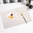 thumbnail image 4 of Dining Table Runner Fashionable and Beautiful Table Runner Leather Placemats Double Sided Western Style Household Heat Insulating Mats Modern Table Runner, 4 of 6