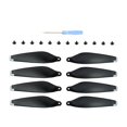 thumbnail image 1 of segolike 8Pcs Propellers Props Blades Mini , Airscrew Parts Premium Black Edge, 1 of 3