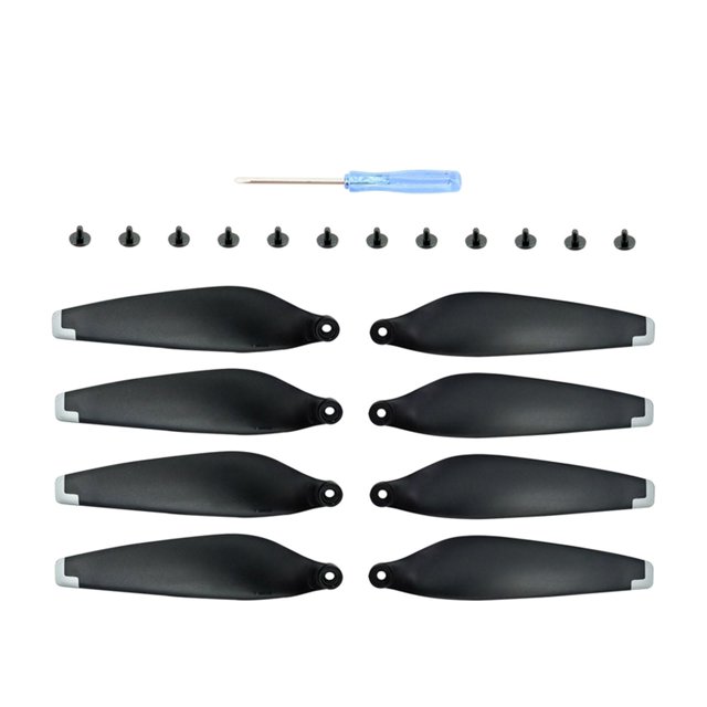 segolike 8Pcs Propellers Props Blades Mini , Airscrew Parts Premium Black Edge